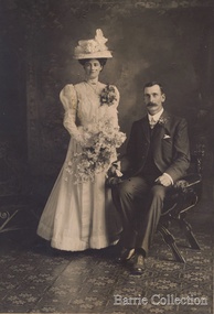 Photograph, Frederick and Martha Myers wedding day, 1908