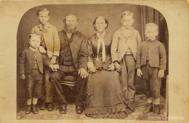 Photograph, Miers/Myers (Dowling) family, 1886