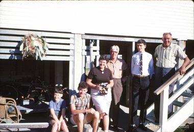 Photograph, Bon Barrie family visit to Lota, Qld, Unknown