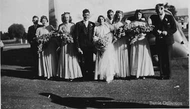 Photograph, Tom & May Barrie's Wedding, 1939