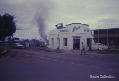 Photograph, Macs Hotel Demolition, 1973