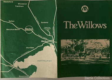 Booklet, The Willows Historical Park, 1988