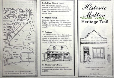 Pamphlet, Historic Melton Toolern Vale Heritage Trail, Unknown