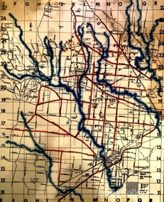 Map, Mount Cottrell Fire group, Unknown