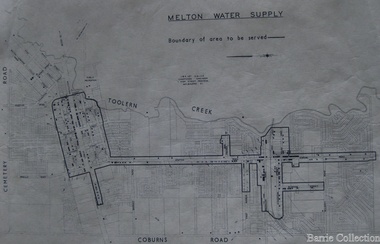 Map, Melton Water Supply, Unknown