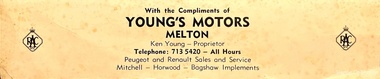Unknown, Young's Motors, Unknown