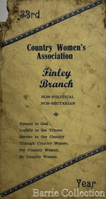 Archive, Country Women's Association Finley Branch, Unknown