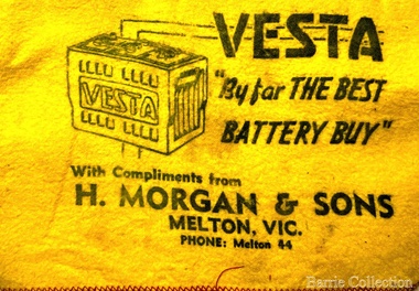 Textile, H. Morgan and Sons Melton Vic, Unknown