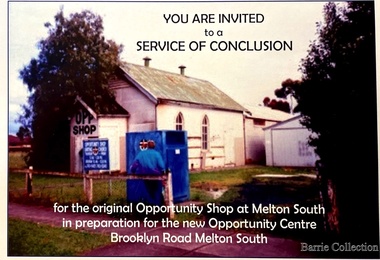 Flyer, Melton South Uniting Church Opportunity Centre, 2016