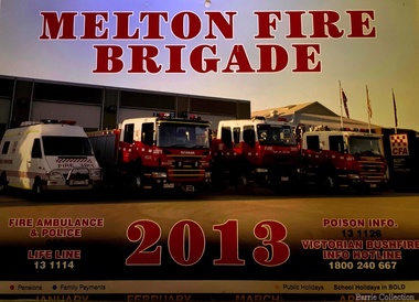 Document, Melton Fire Brigade 2013 Calendar, 2013