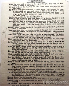 Document, "I Remember", Unknown, 1969