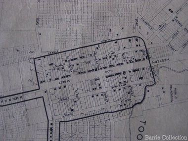Map, Streets of Melton, 1963