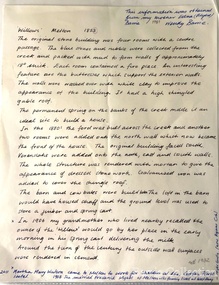 Document, The Willows, Unknown