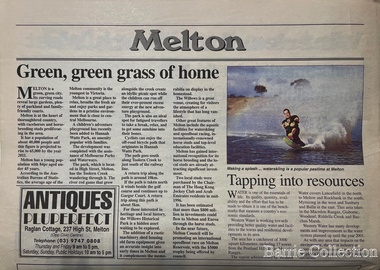 Newspaper, Green, green grass of home, Unknown