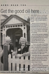 Newspaper, Get the good oil here…, 2001