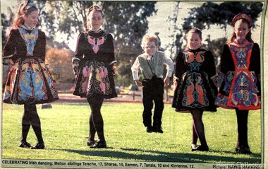 Newspaper, Celebrating Irish Dancing, 1997