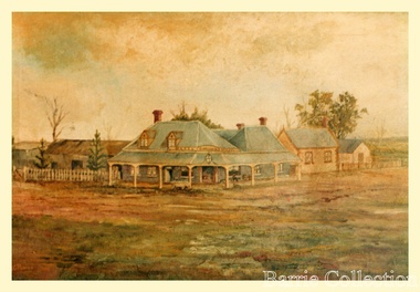 Painting, Minn's Hotel, 1890