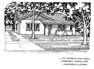 Drawing (series) - Architectural drawing, 19 Acheron Avenue, Camberwell, 2002