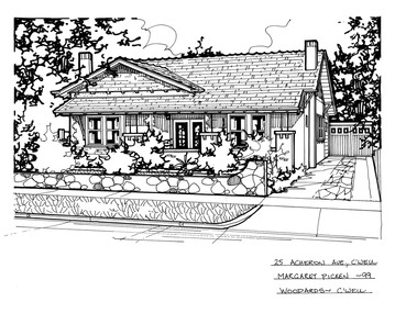 Drawing (series) - Architectural drawing, 25 Acheron Avenue, Camberwell, 2002