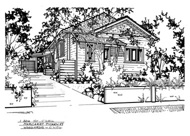Drawing (series) - Architectural drawing, 1 Ada Street, Camberwell, 2002