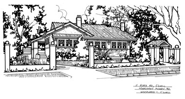 Drawing (series) - Architectural drawing, 11 Alma Road, Camberwell, 2002