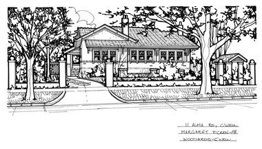 Drawing (series) - Architectural drawing, 11 Alma Road, Camberwell, 2002