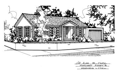 Drawing (series) - Architectural drawing, 1/22 Alma Road, Camberwell, 2002