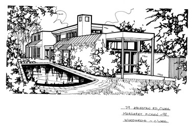 Drawing (series) - Architectural drawing, 79 Athelstan Road, Camberwell, 2002