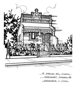 Drawing (series) - Architectural drawing, 19 Avenue Road, Camberwell, 2002