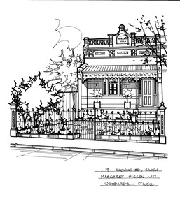 Drawing (series) - Architectural drawing, 19 Avenue Road, Camberwell, 2002