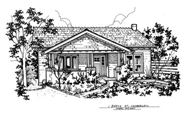 Drawing (series) - Architectural drawing, 1 Beech Street, Camberwell, 2002
