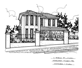 Drawing (series) - Architectural drawing, 11 Beech Street, Camberwell, 2002