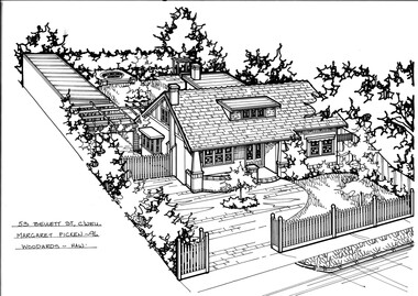 Drawing (series) - Architectural drawing, 53 Bellett Street, Camberwell, 2002