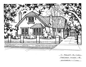 Drawing (series) - Architectural drawing, 71 Bellett Street, Camberwell, 2002
