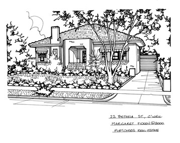 Drawing (series) - Architectural drawing, 22 Bethela Street, Camberwell, 2002