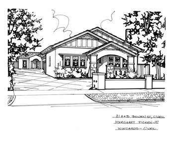 Drawing (series) - Architectural drawing, 21 A+B Bowen Street, Camberwell, 2002
