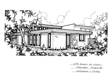 Drawing (series) - Architectural drawing, 3/79 Bowen Street, Camberwell, 2002