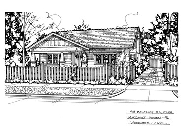 Drawing (series) - Architectural drawing, Architectural Drawing - 43 Brinsley Road, Camberwell, 2002
