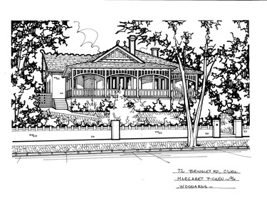 Drawing (series) - Architectural drawing, 72 Brinsley Road, Camberwell, 2002
