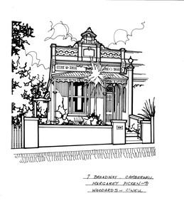 Drawing (series) - Architectural drawing, 7 Broadway, Camberwell, 2002