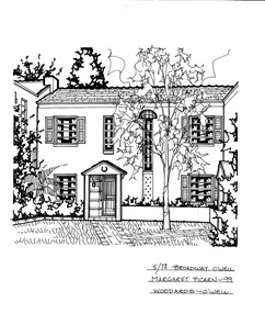Drawing (series) - Architectural drawing, 5/78 Broadway, Camberwell, 2002