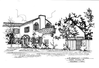 Drawing (series) - Architectural drawing, 6/78 Broadway, Camberwell, 2002