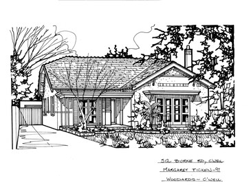 Drawing (series) - Architectural drawing, 512 Burke Road, Camberwell, 2002