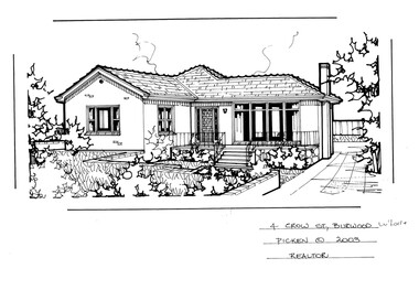 Drawing (series) - Architectural drawing, 4 Crow Street, Burwood, 2002