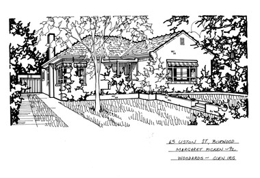 Drawing (series) - Architectural drawing, 63 Liston Street, Burwood, 2002