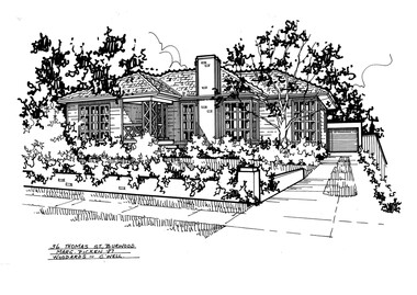 Drawing (series) - Architectural drawing, 36 Thomas Street, Burwood, 2002