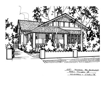 Drawing (series) - Architectural drawing, 1251 Toorak Road, Burwood, 2002