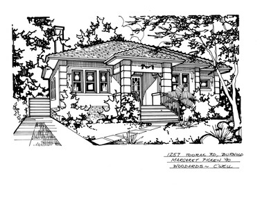 Drawing (series) - Architectural drawing, 1257 Toorak Road, Burwood, 2002