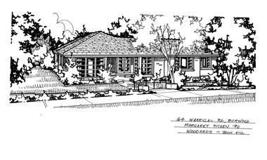 Drawing (series) - Architectural drawing, 164 Warrigal Road, Burwood, 2002