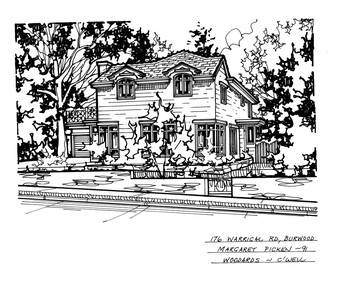 Drawing (series) - Architectural drawing, 176 Warrigal Road, Burwood, 2002